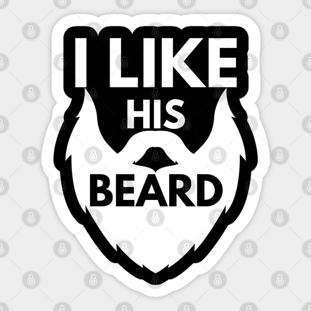 i like his beard Sticker by FnF.Soldier 